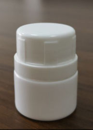 5.9g白く小さい薬のびん、ふたが付いている30ml円形のプラスチックびん