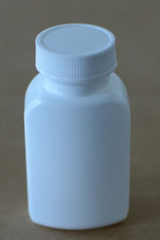 小さい正方形のプラスチックは医学の丸薬/タブレットの包装のための白い色をびん詰めにします